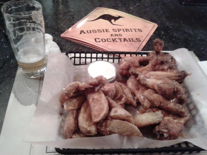 Asinha de frango com batatas do Outback